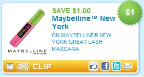 Maybelline Mascara Coupon on Coupon Of The Day  Maybelline   Budget Savvy Diva