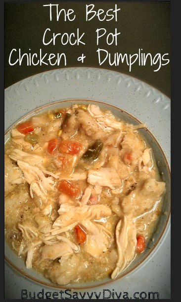 The Best Crock Pot Chicken and Dumplings Recipe