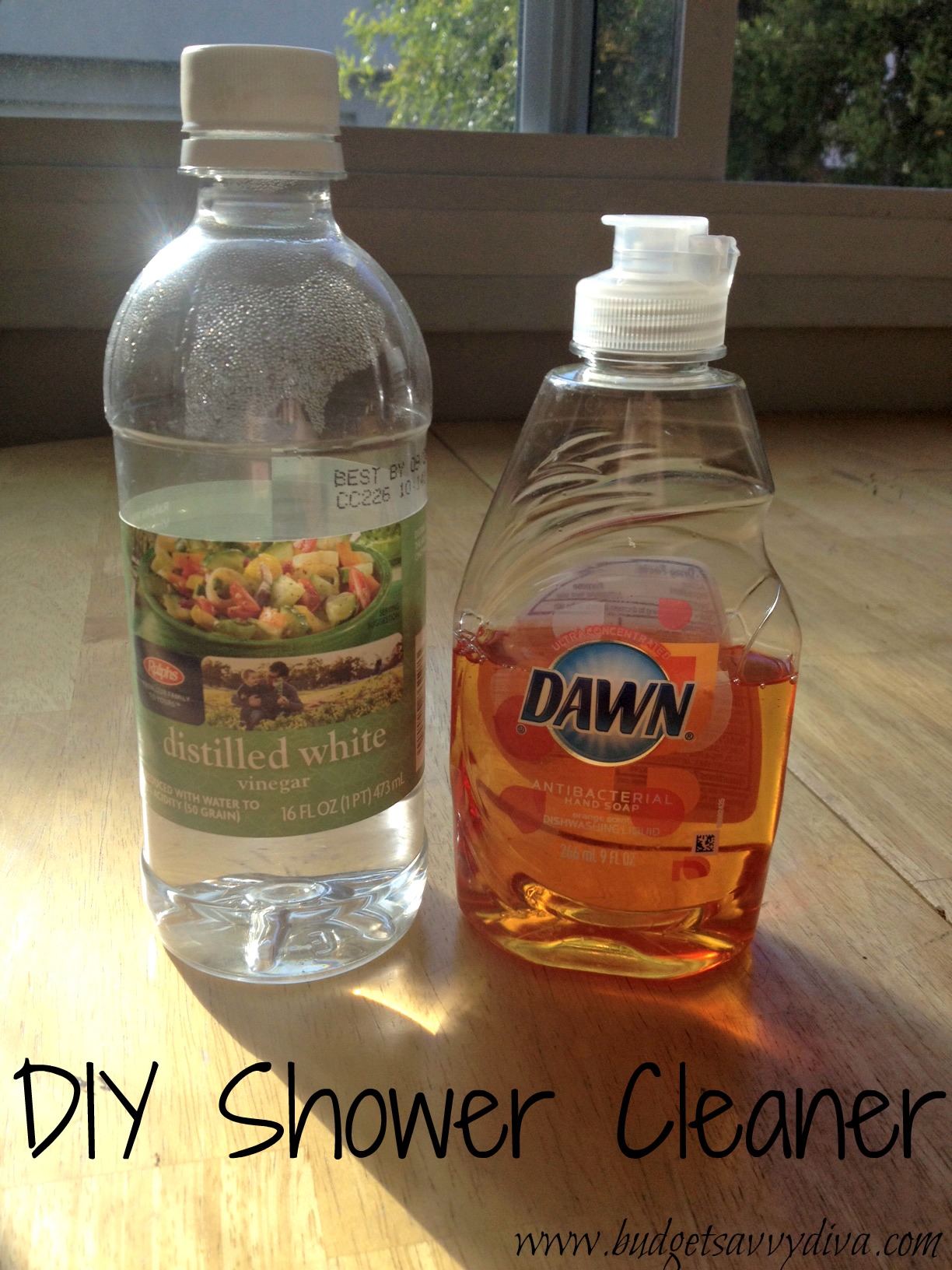 How to Make Homemade Shower Cleaner | Budget Savvy Diva