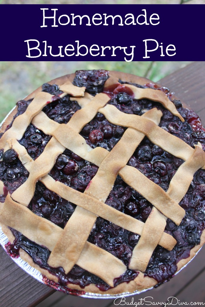 Homemade Blueberry Pie Recipe