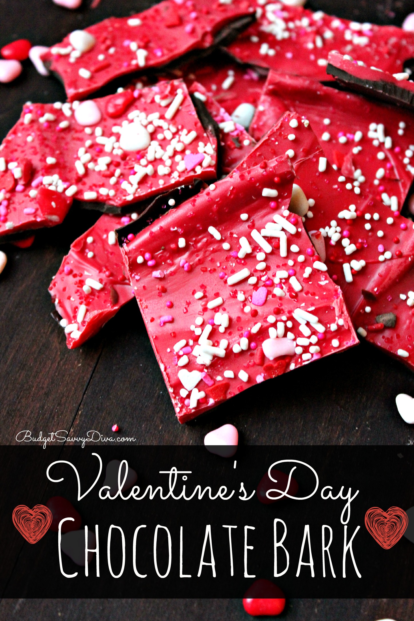Valentine's Day Chocolate Bark Recipe1448 x 2172