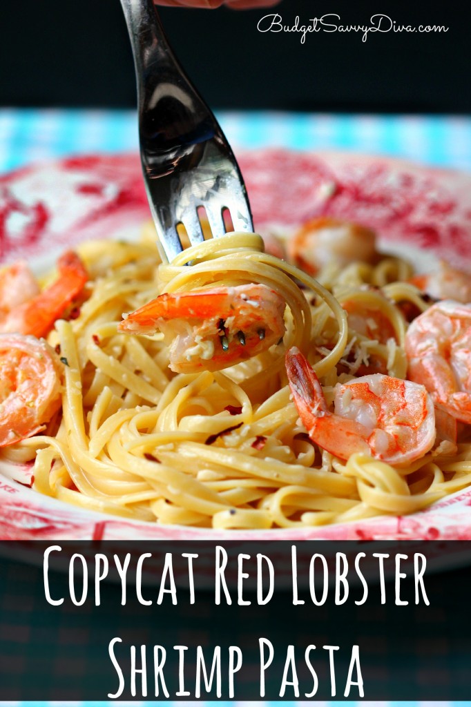 Copycat Red Lobster Shrimp Pasta | Budget Savvy Diva