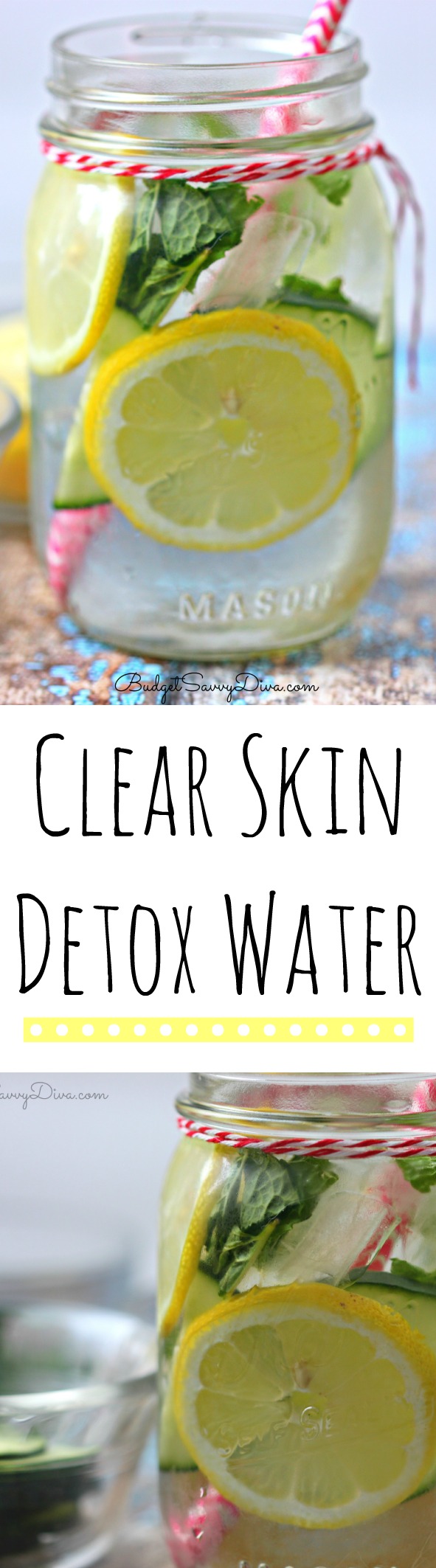 detox water for acne skin