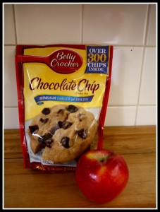 apple pie cookies with chocolate chips