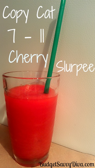 Copy Cat Recipe 7-11 Cherry Slurpee