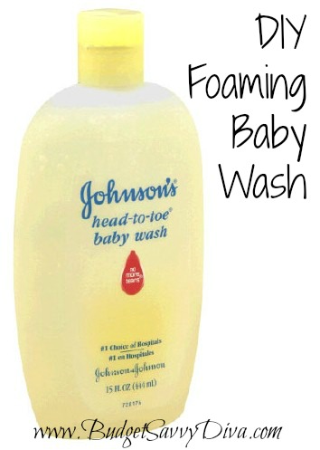 How To Make Homemade Foaming Baby Wash Budget Savvy Diva