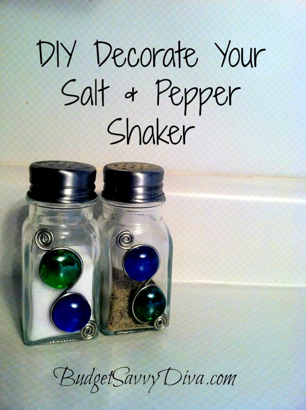 DIY Mr. Salt & Mrs. Pepper Shakers