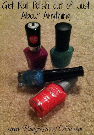 How to Remove Nail Polish from Just About Anything - Budget Savvy Diva How to Remove Nail Polish from Just About Anything - Budget Savvy Diva