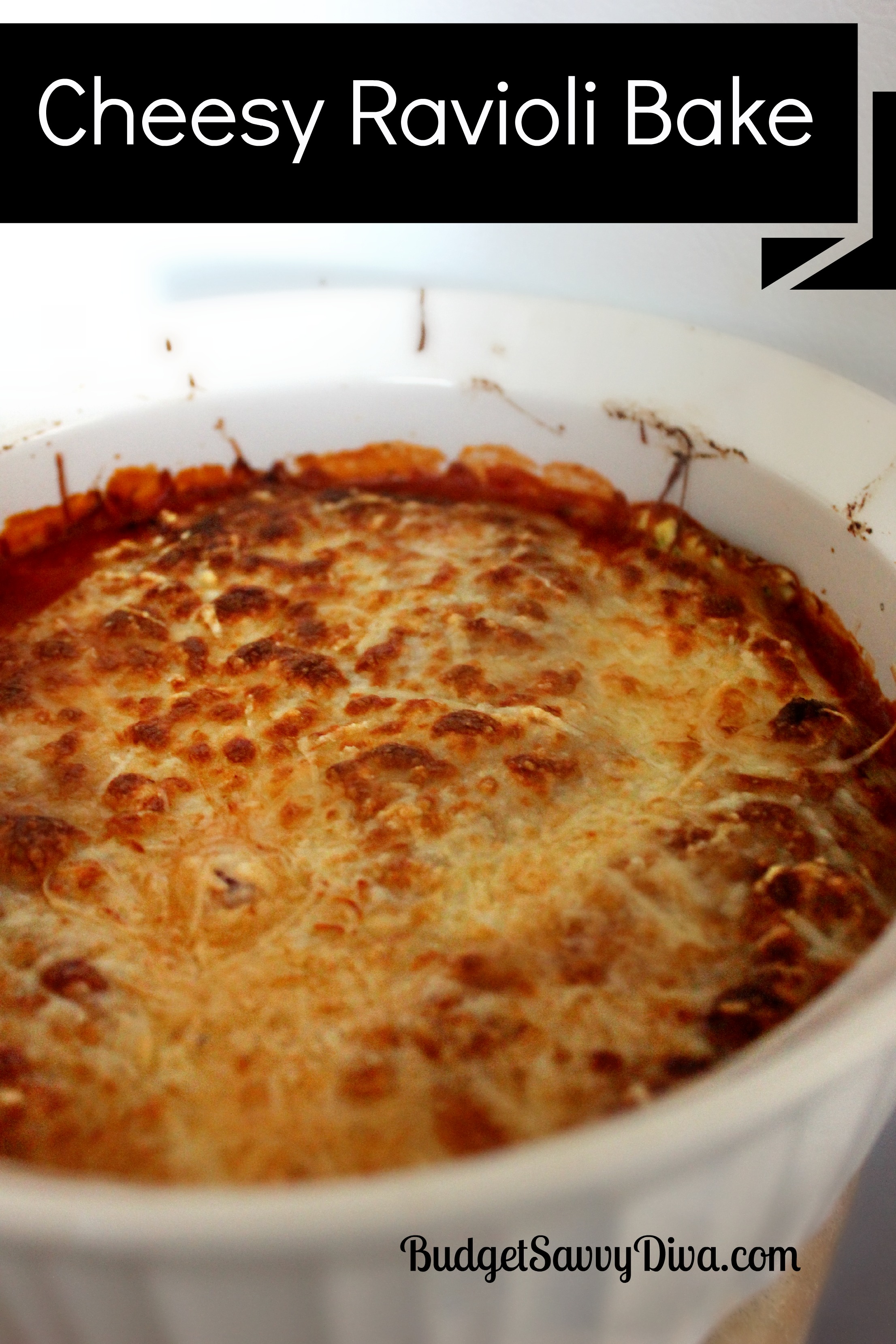 Cheesy Ravioli Bake Recipe | Budget Savvy Diva