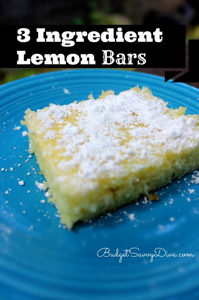 3 Ingredient Lemon Bars Recipe 