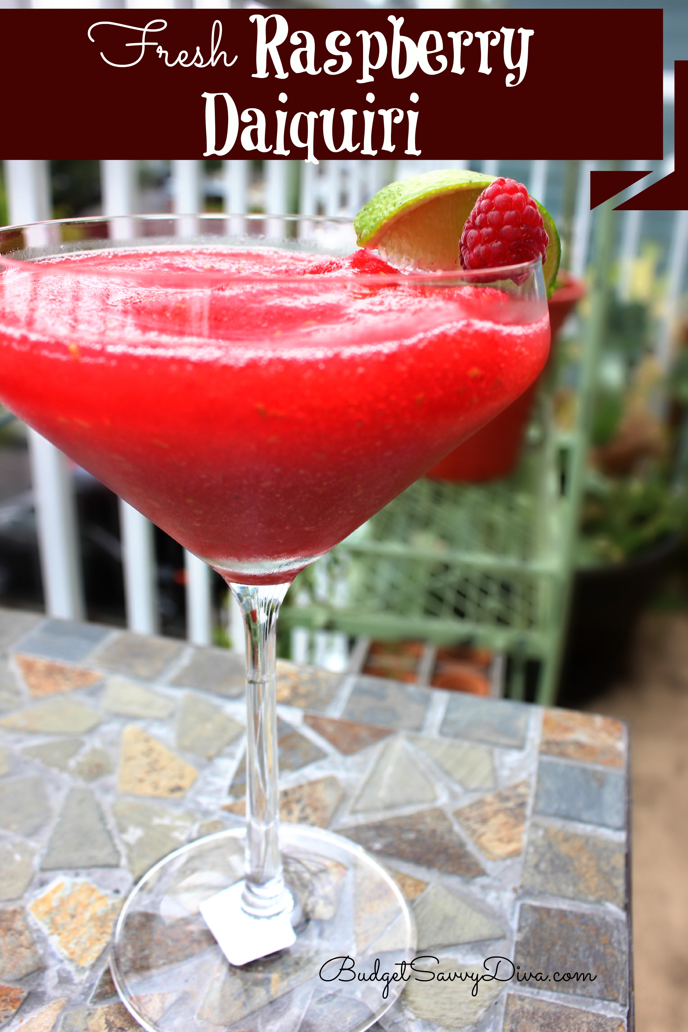 daiquiri raspberry recipe fresh budget diva savvy budgetsavvydiva