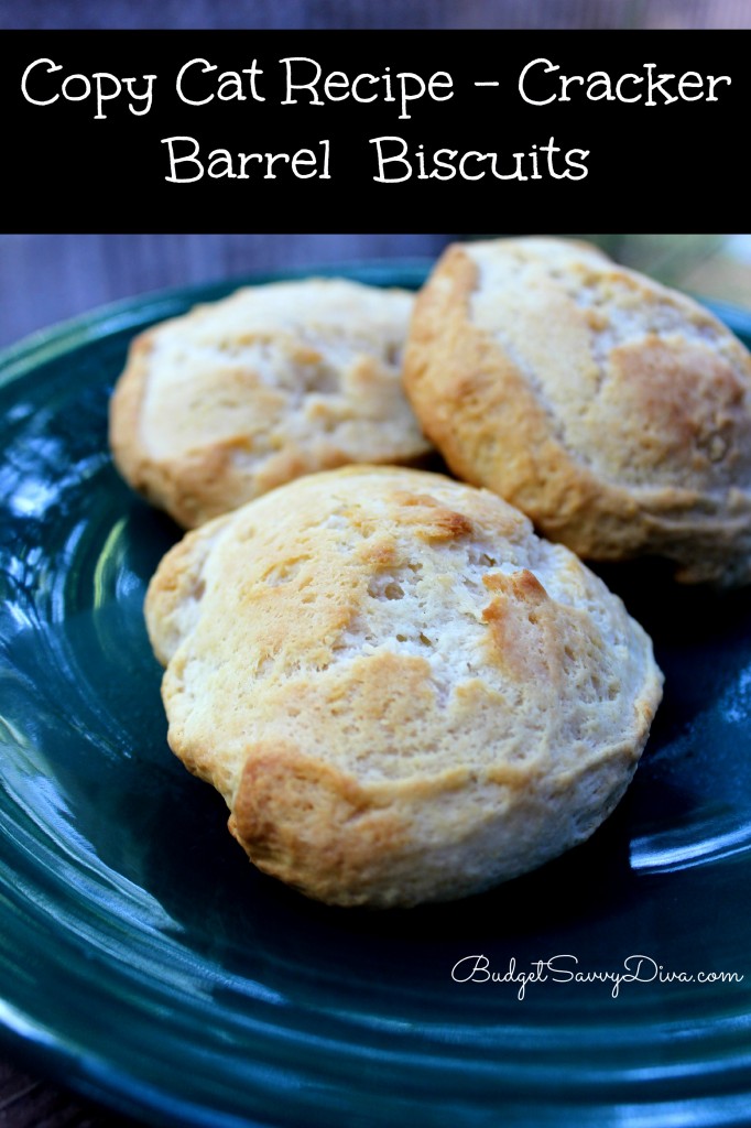 Copy Cat Recipe - Cracker Barrel Biscuits