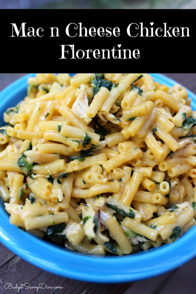 Mac n Cheese Chicken Florentine Recipe 