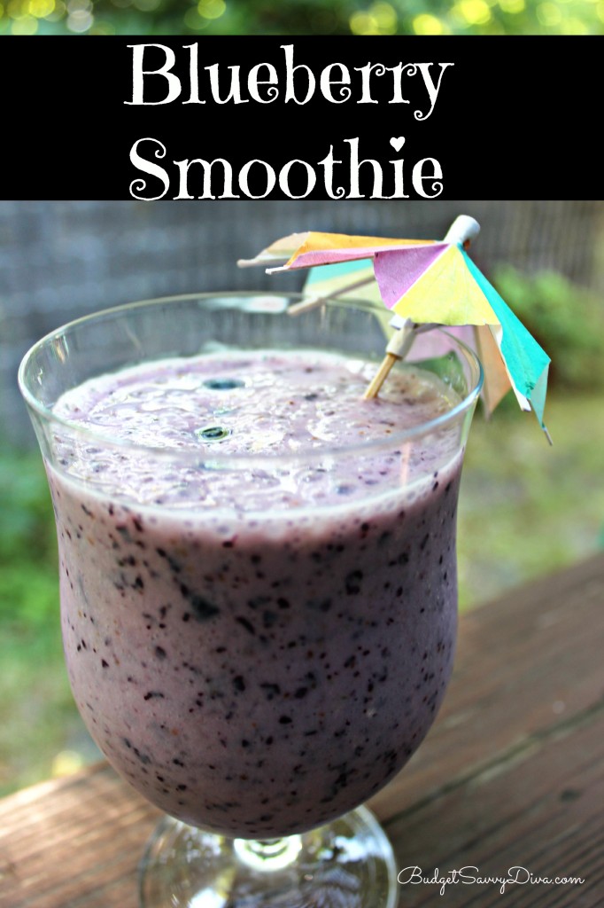 Blueberry Smoothie Recipe 