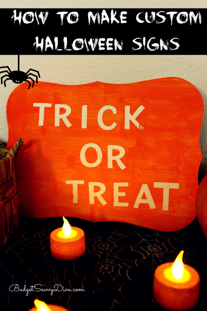 How To Make Custom Halloween Signs