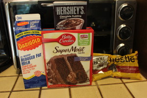 4 Ingredient Chocolate Pudding Cake Recipe 