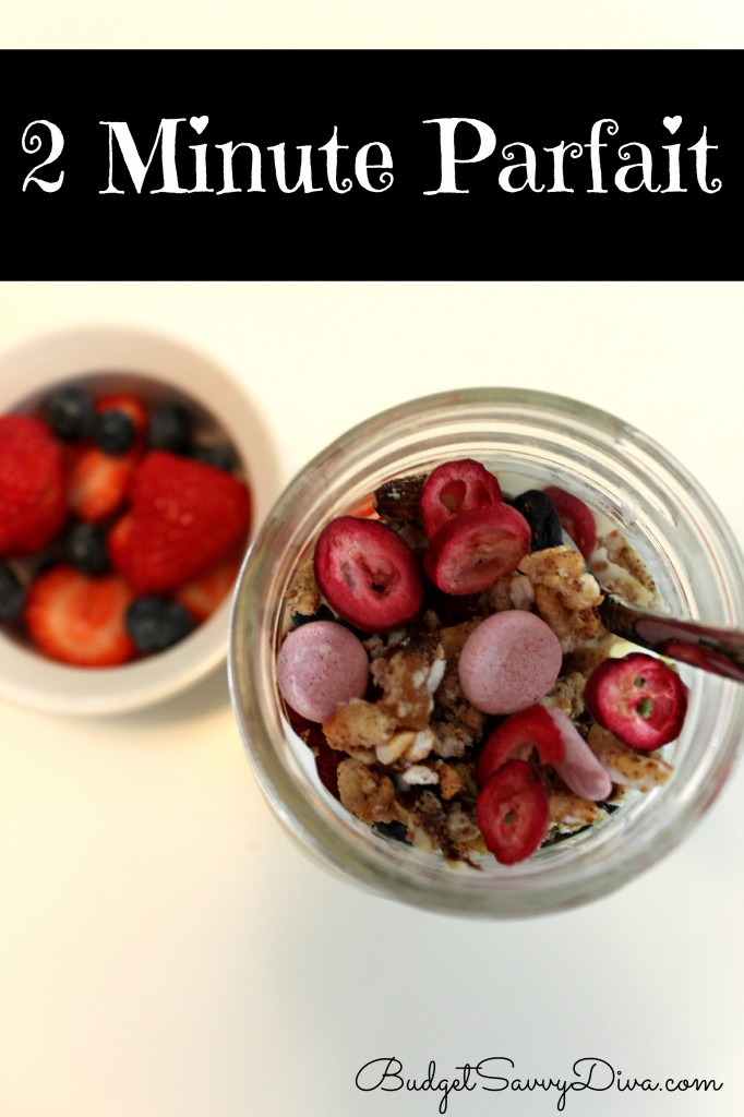 2 Minute Parfait Recipe 