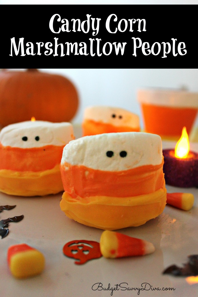 Candy Corn Marshmallow People Recipe 