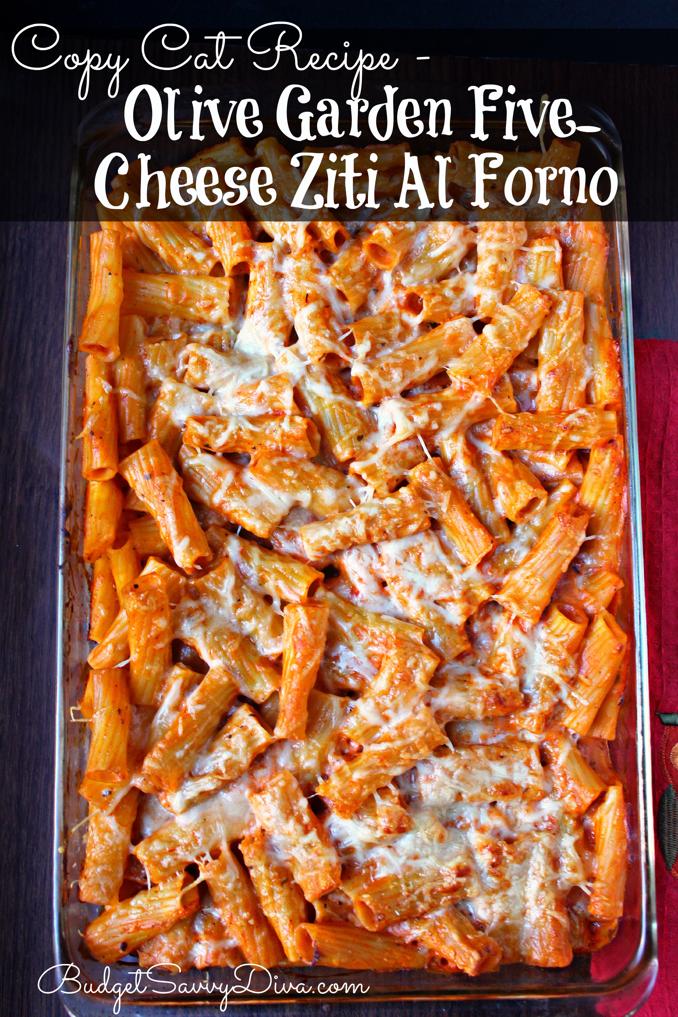 Five Cheese Ziti Al Forno Recipe