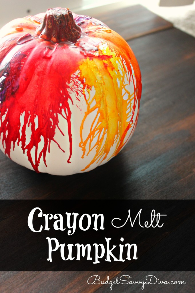 Crayon Melt Pumpkin Craft