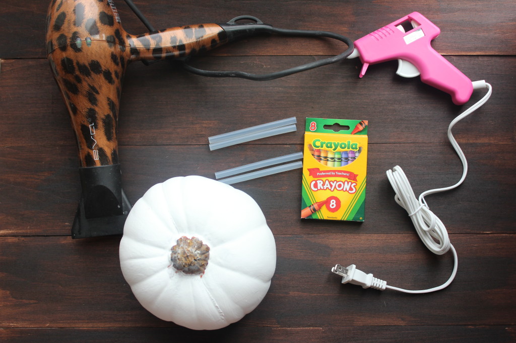 Crayon Melt Pumpkin Craft