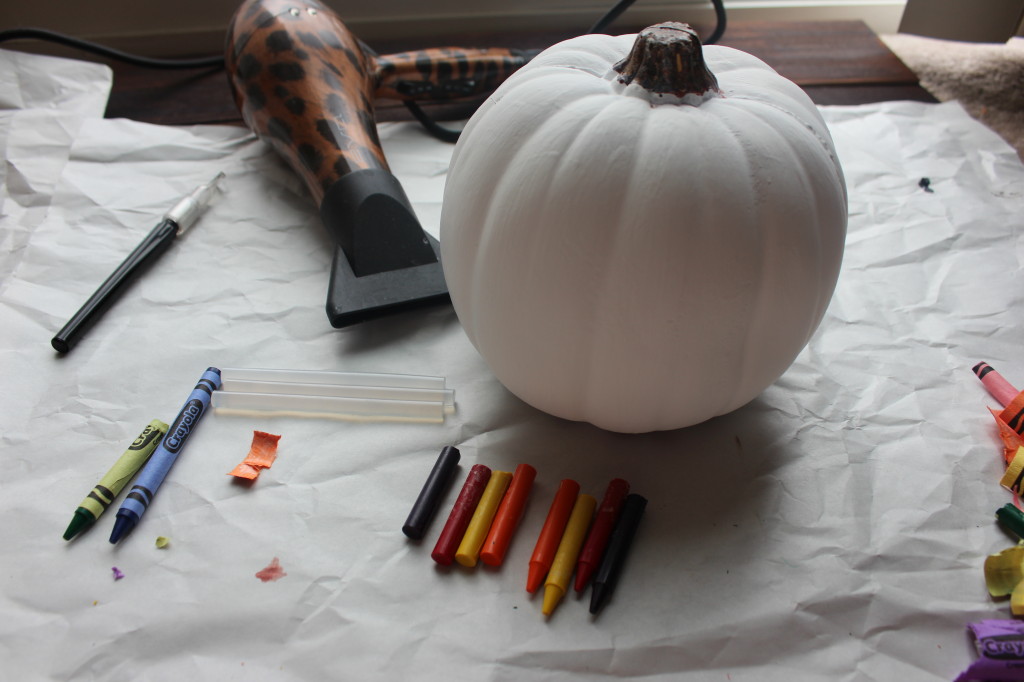 Crayon Melt Pumpkin Craft