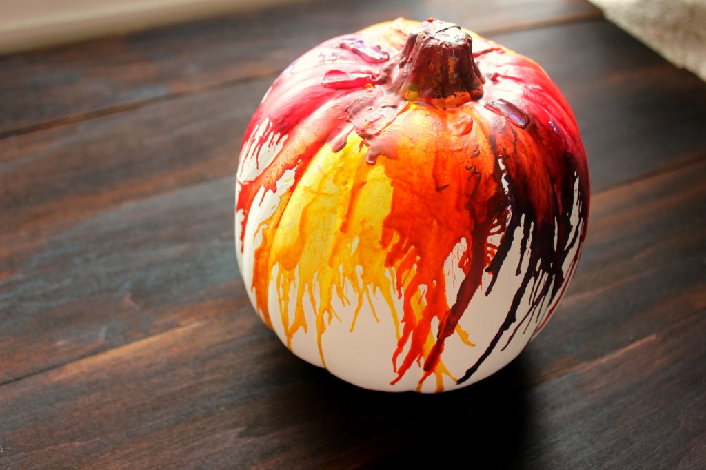 Crayon Melt Pumpkin Craft