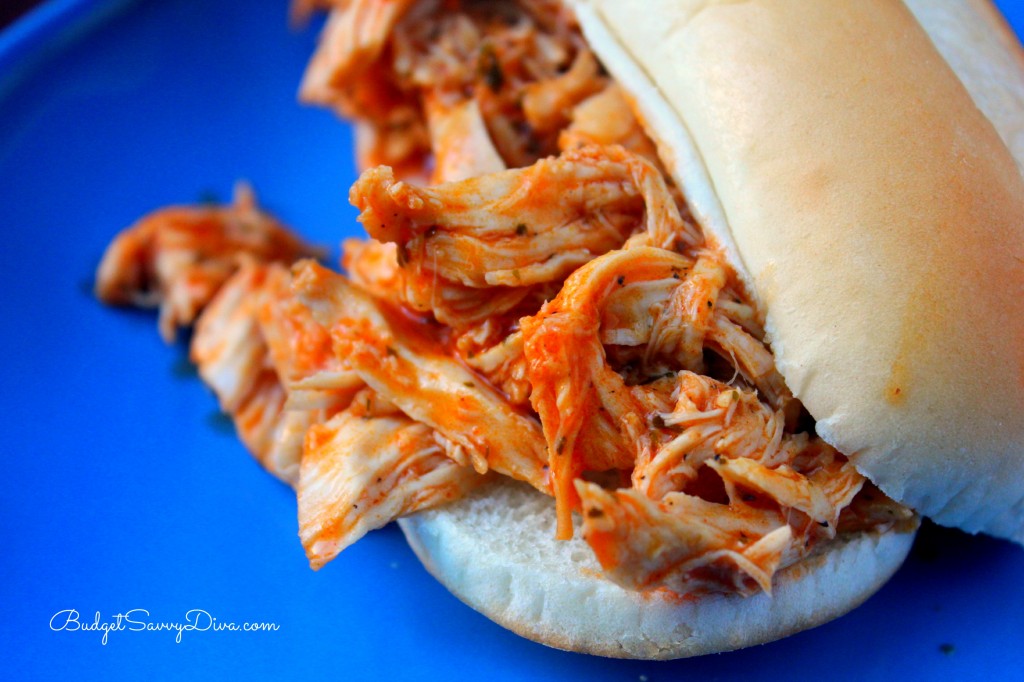 Crock Pot Buffalo Chicken Sandwiches Recipe 