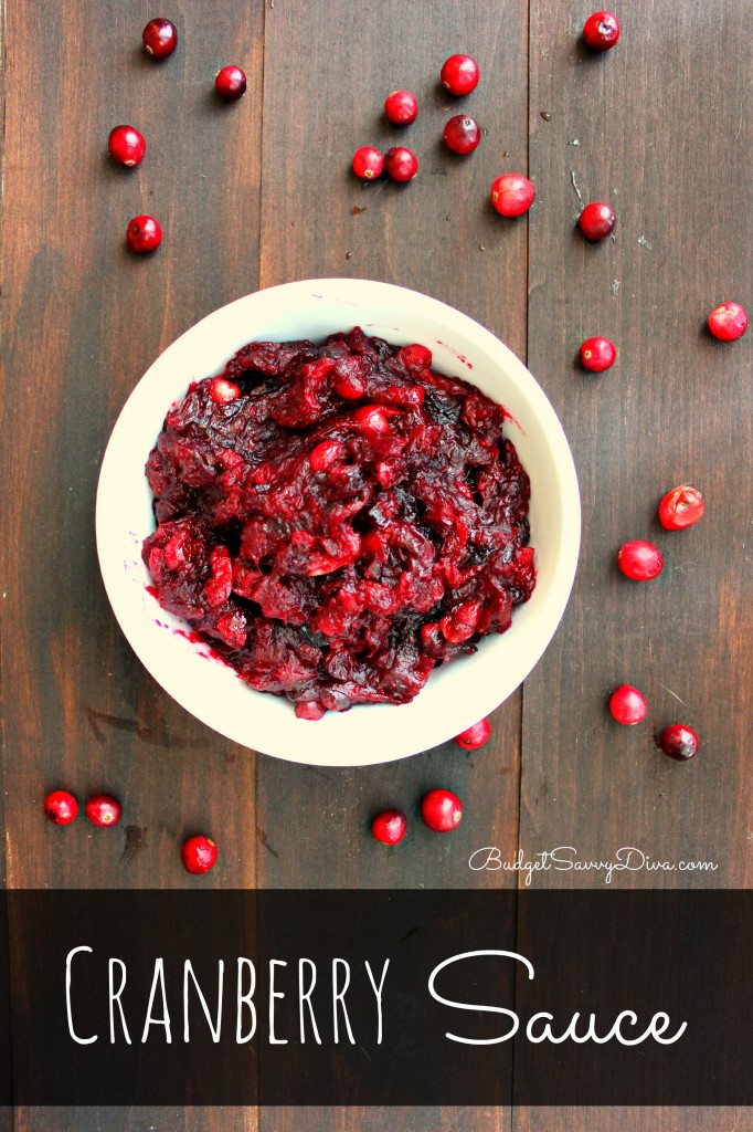 Easy Cranberry Sauce Recipe