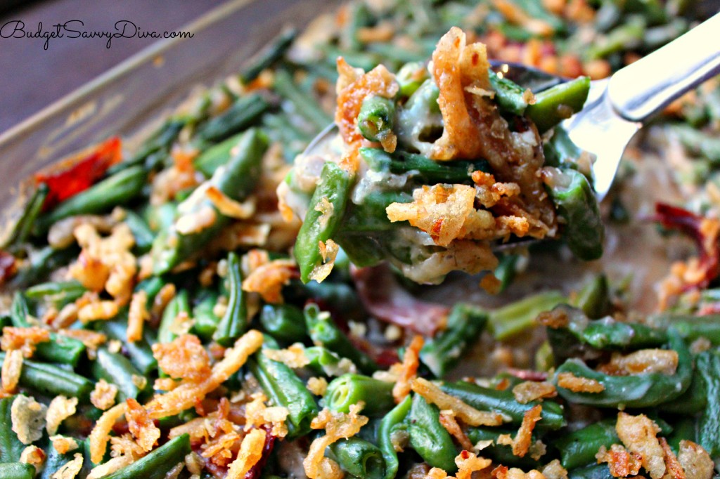 Green Bean Casserole with Bacon Recipe 