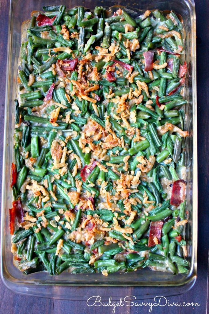 Green Bean Casserole with Bacon Recipe 