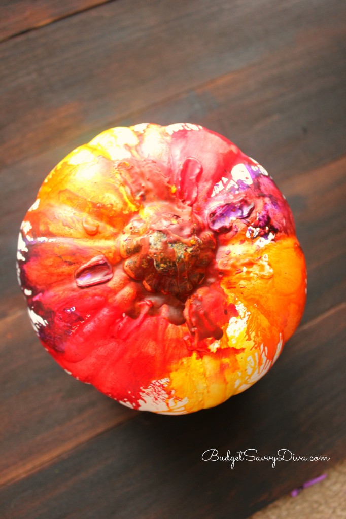 Crayon Melt Pumpkin Craft