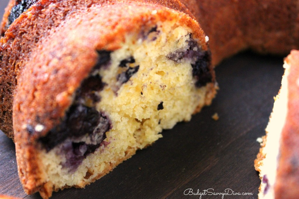 Blueberry Cream Cheese Pound Cake Recipe 