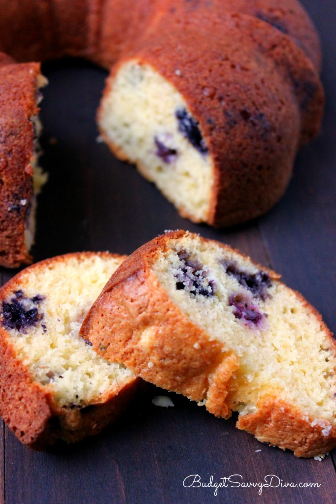 Blueberry Cream Cheese Pound Cake Recipe 