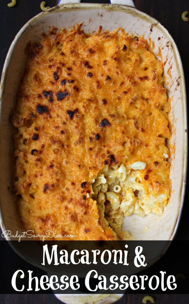 Macaroni and Cheese Casserole Recipe 