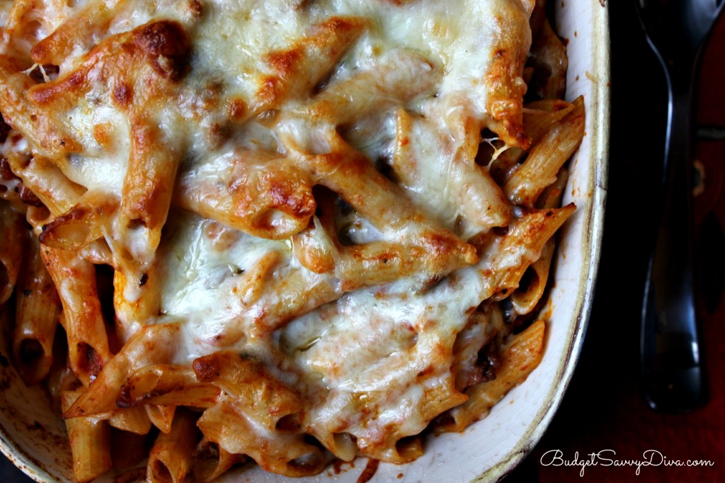 Cheesy Baked Ziti Recipe , italian food