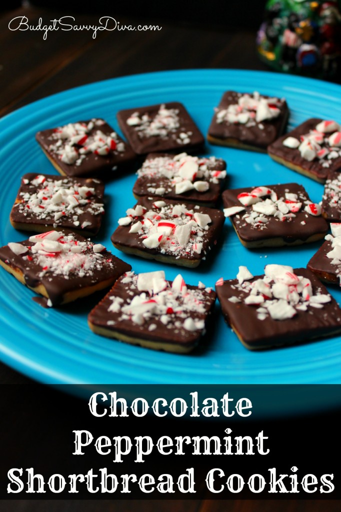 Chocolate Peppermint Shortbread Cookies Recipe 