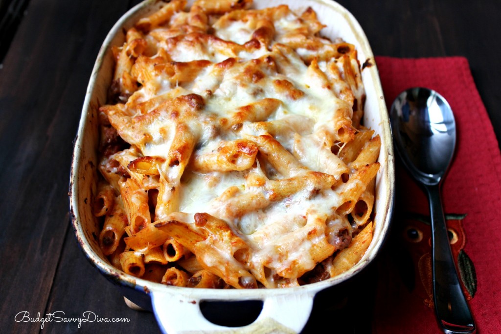 Cheesy Baked Ziti Recipe , cheese , italian recipes