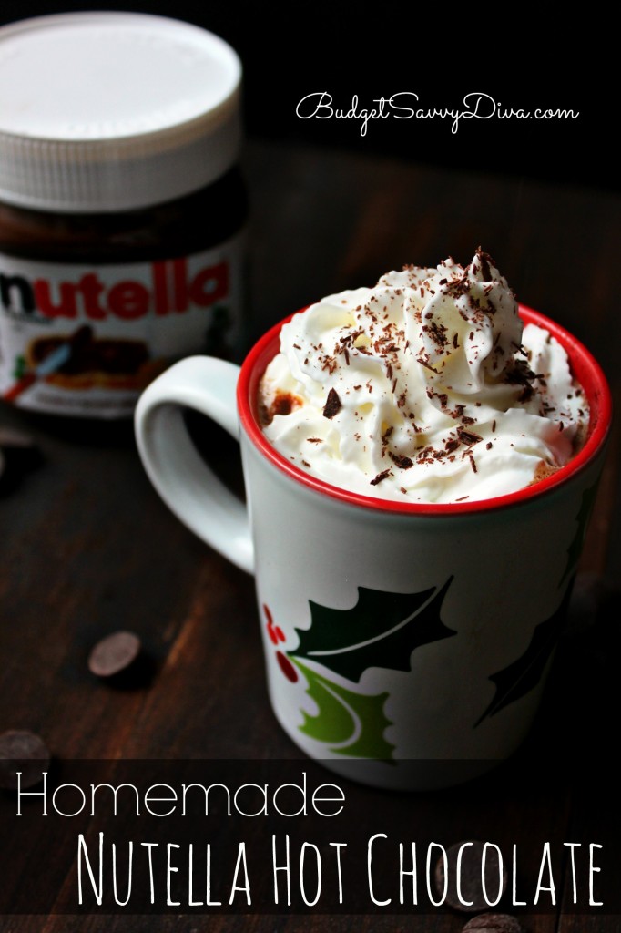 Homemade Nutella Hot Chocolate 