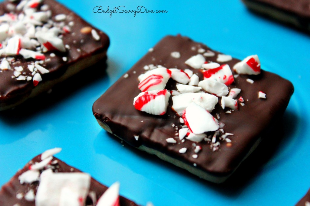 Chocolate Peppermint Shortbread Cookies Recipe 