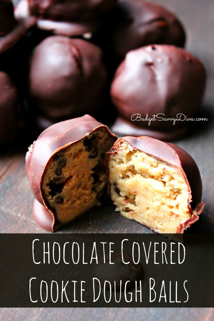 Chocolate Covered Cookie Dough Balls Recipe 