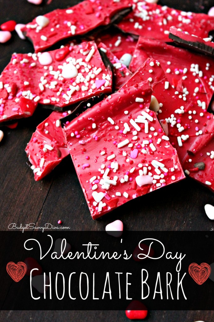 Valentine's Day Chocolate Bark Recipe 