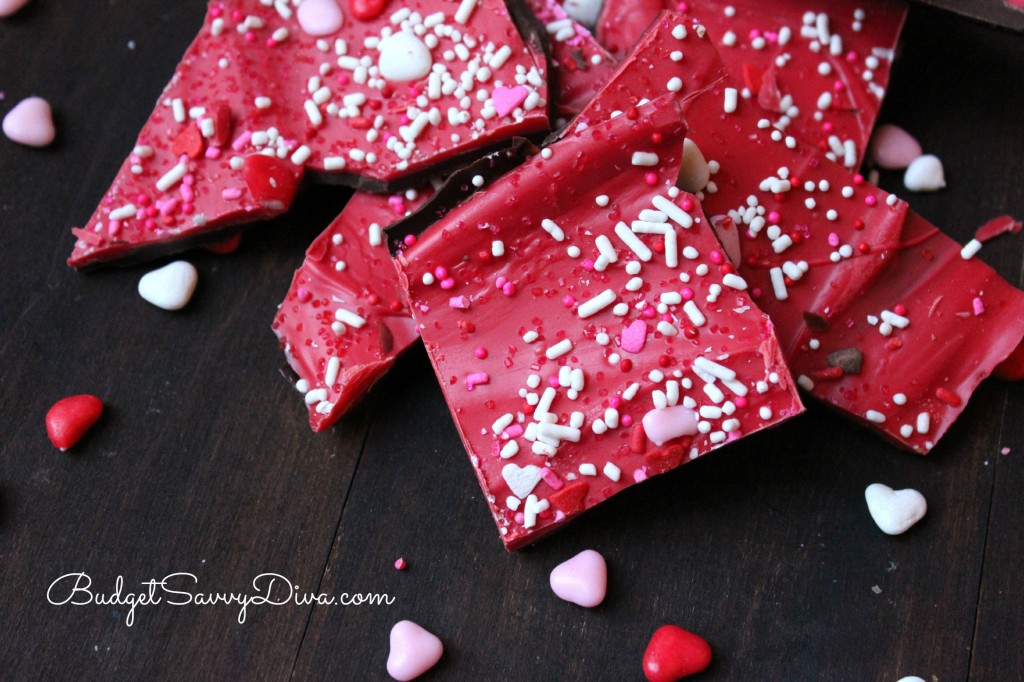 Valentine's Day Chocolate Bark Recipe 