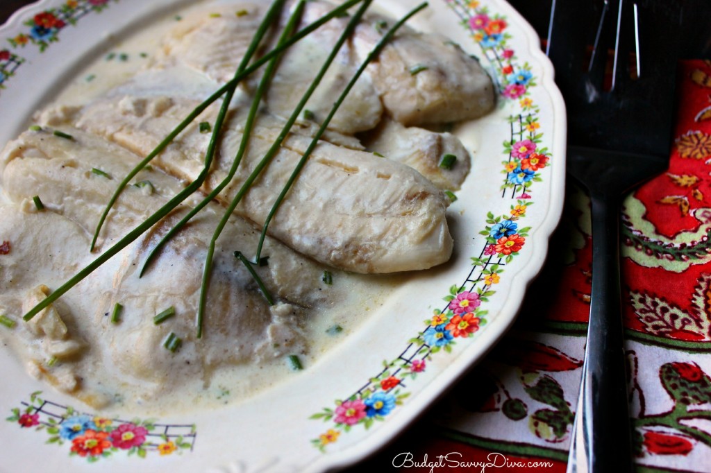 Baked Tilapia with Cream Sauce Recipe 