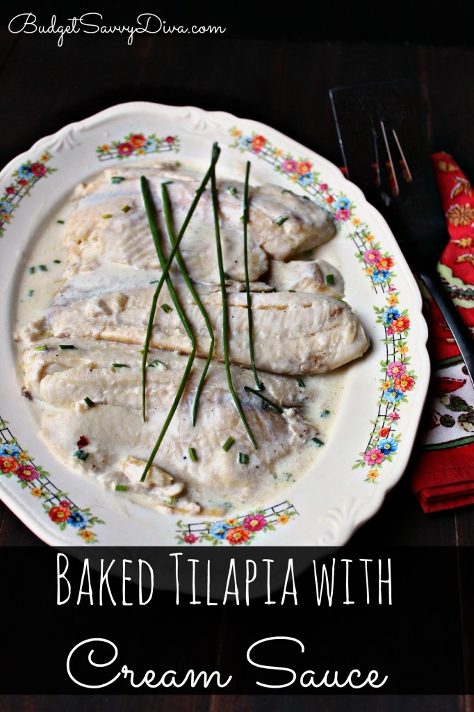 Baked Tilapia with Cream Sauce Recipe 