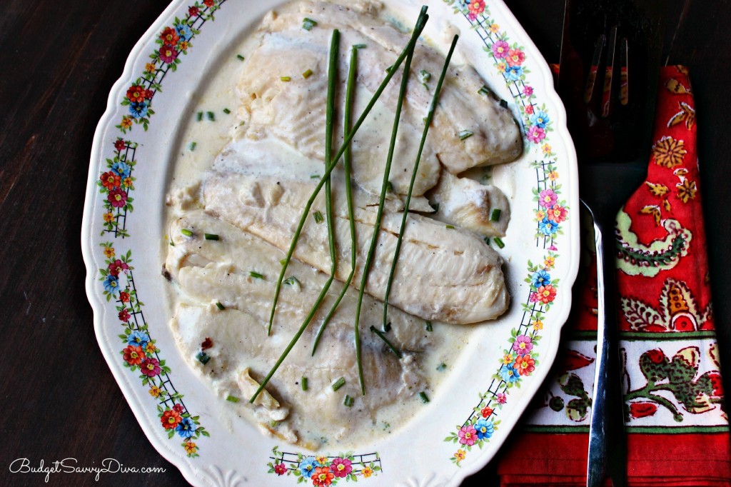 Baked Tilapia with Cream Sauce Recipe 