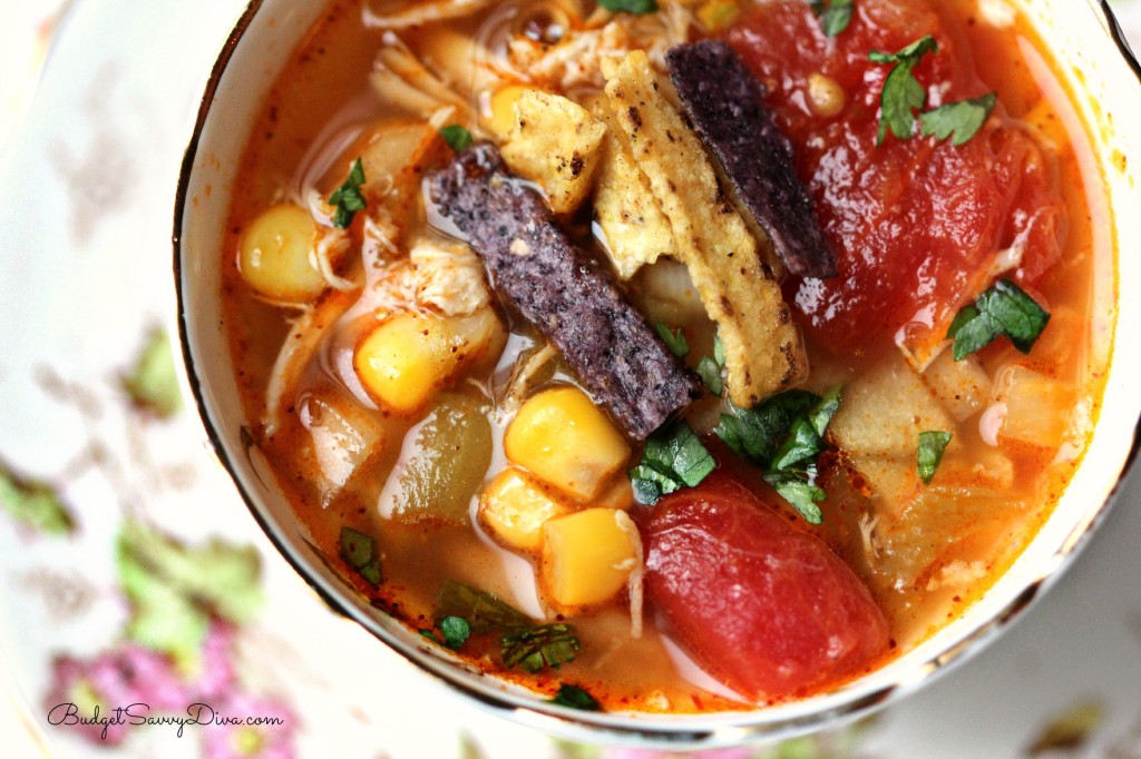 Slow-Cooker Chicken Tortilla Soup Recipe 