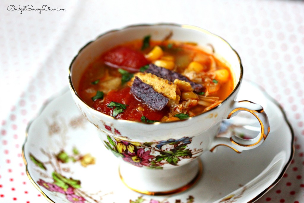 Slow-Cooker Chicken Tortilla Soup Recipe 