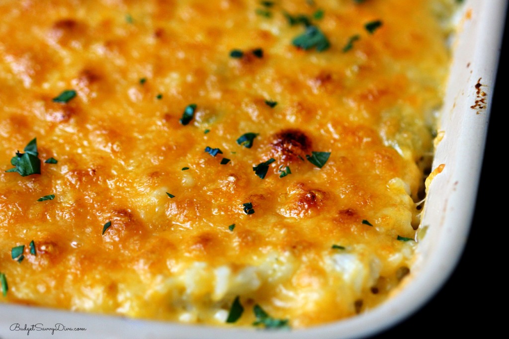 Cheesy Green Chili Rice Casserole Recipe 