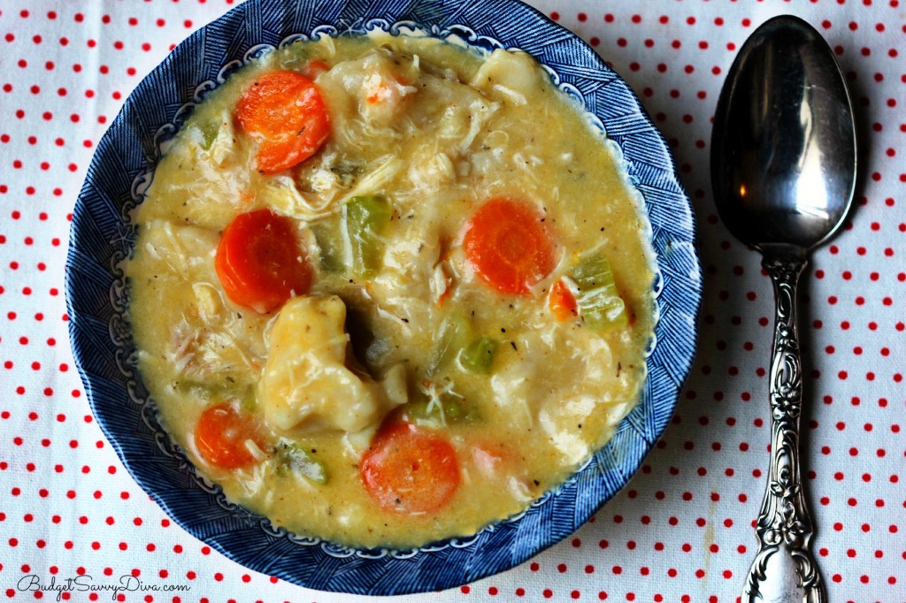 Chicken Dumplings Soup 